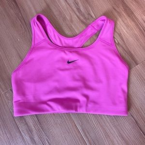 PINK NIKE SPORTS BRA